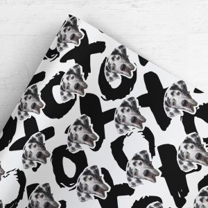 Photo Face Wrapping Paper XOXO Love