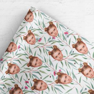 Photo Face Wrapping Paper Eucalyptus