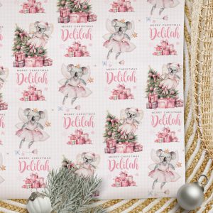 Christmas Wrapping Paper Koala Fairies