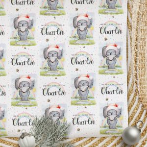 Christmas Wrapping Paper Fairy Bread Koala