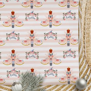 Christmas Wrapping Paper Nutcracker
