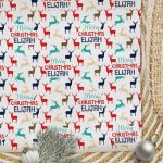 Christmas Wrapping Paper Deer Deer Deer