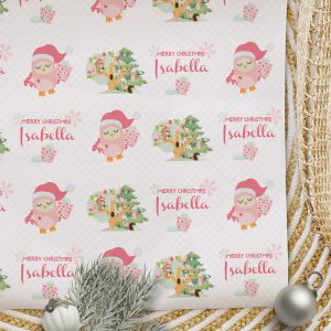 Christmas Wrapping Paper Enchanted Woodland
