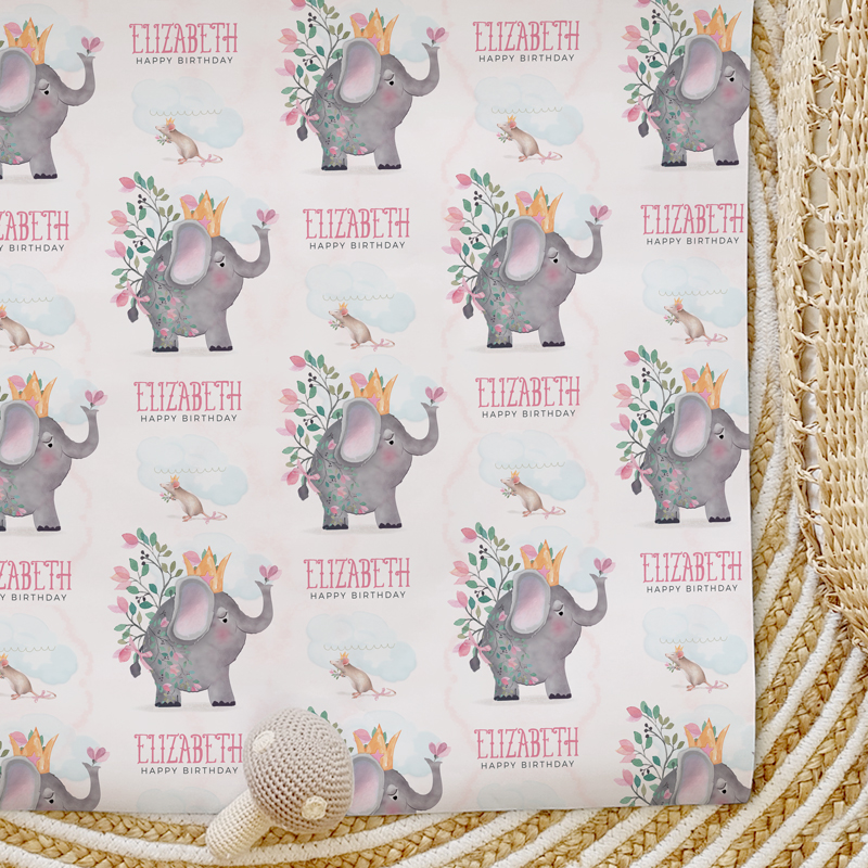 Custom Wrapping Paper Miss Ellie