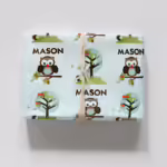 Custom Kids Wrapping Paper - Hoot Owl