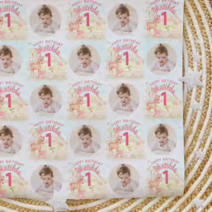 Custom Personalised Age Wrapping Paper - Farming Sweetness