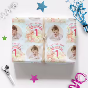 Custom Personalised Age Wrapping Paper - Farming Sweetness