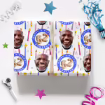 Custom Personalised Age Wrapping Paper - Birthday Candles