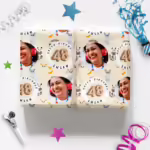 Custom Personalised Age Wrapping Paper - Cats