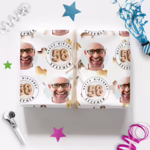 Custom Personalised Age Wrapping Paper - Dogs