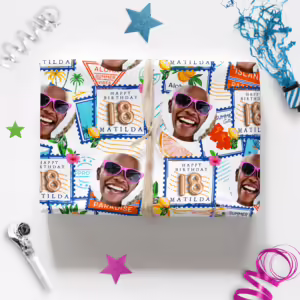 Custom Personalised Age Wrapping Paper - Vacay