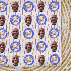 Custom Personalised Age Wrapping Paper - Birthday Candles