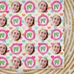 Custom Personalised Age Wrapping Paper - Tutti Fruitti Hearts
