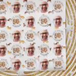 Custom Personalised Age Wrapping Paper - Dogs