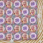 Custom Personalised Age Wrapping Paper - Flower Power