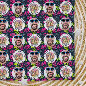 Custom Personalised Age Wrapping Paper - Skulls