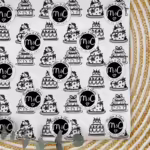 Custom Wedding & Engagement Wrapping Paper - Let's Eat Cake
