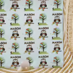 Custom Kids Wrapping Paper - Hoot Owl