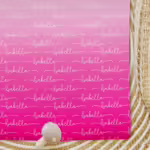 Custom Wrapping Paper Ombre Raspberry