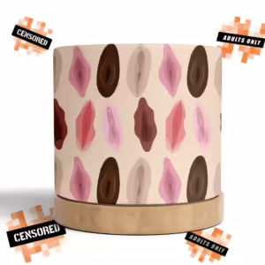 Adults Only Plant Pot - Viva La Vulva