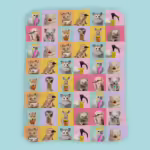 Baby Blanket - Aussie Faves Pink