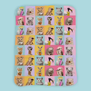 Baby Blanket - Aussie Faves Pink