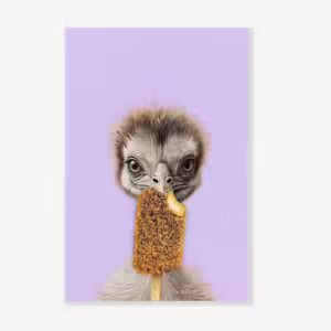 Aussie Animals Tea Towel - Emu