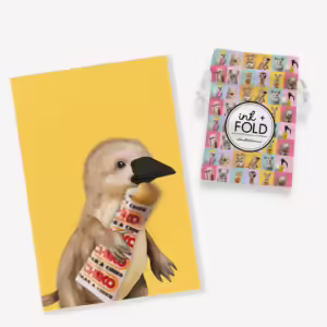 Aussie Animals Tea Towel - Platypus