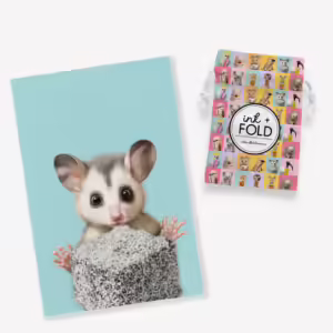 Aussie Animals Tea Towel - Possum