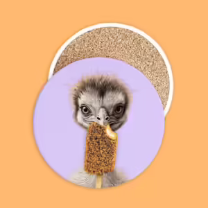 Ceramic Coaster - Emu