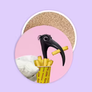 Ceramic Coaster - Ibis