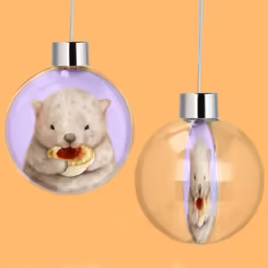 Christmas Decoration Bauble - Wombat