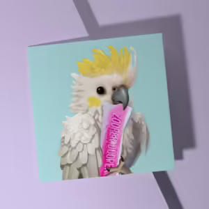 Greeting Card - Cockatoo