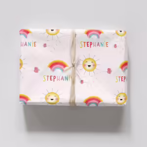Custom Kids Wrapping Paper - Everythings Just Rainbows