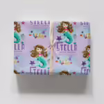 Custom Kids Wrapping Paper - Mini Mermaid