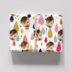 Photo Face Wrapping Paper - Raindrops