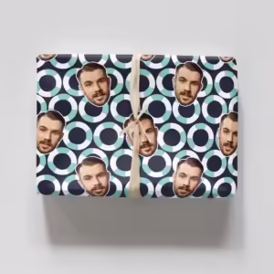 Photo Face Wrapping Paper - Rescued