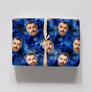 Photo Face Wrapping Paper - Galaxy