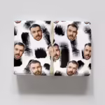 Photo Face Wrapping Paper - Brush Strokes