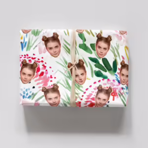 Photo Face Wrapping Paper - Wildflowers