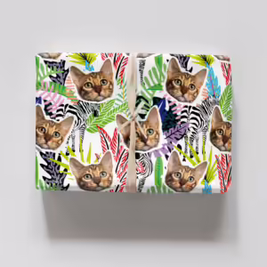Photo Face Wrapping Paper - Donuts
