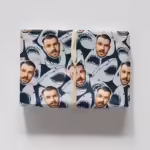 Photo Face Wrapping Paper - Sharks