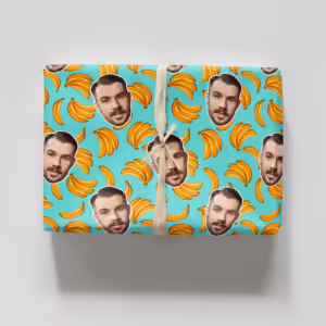 Photo Face Wrapping Paper - That's Bananas