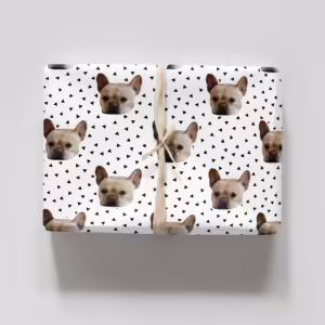 Photo Face Wrapping Paper - Triangles
