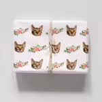 Photo Face Wrapping Paper - The Bouquet