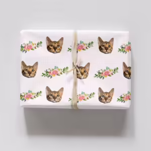 Photo Face Wrapping Paper - The Bouquet