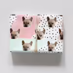 Photo Face Wrapping Paper - Disco Dots