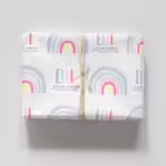 Custom Kids Wrapping Paper - Rainbow Rainbow Pinks