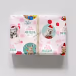 Christmas Wrapping Paper - Aussie Christmas Pink