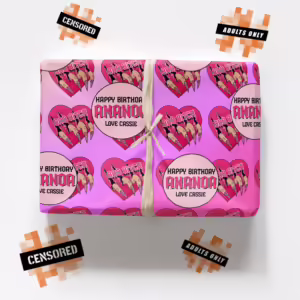 Custom Personalised Adults Only Wrapping Paper - Bad B!tch